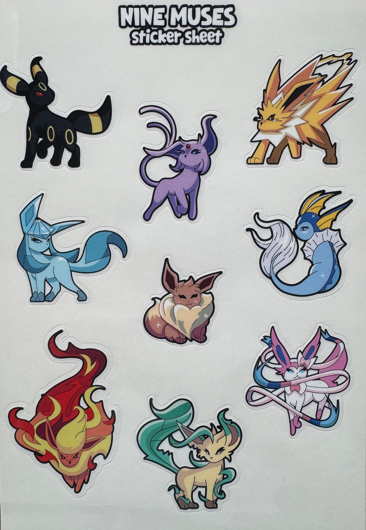 [Nine Muses] Sticker Sheet