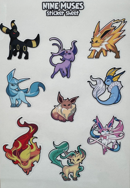 [Nine Muses] Sticker Sheet